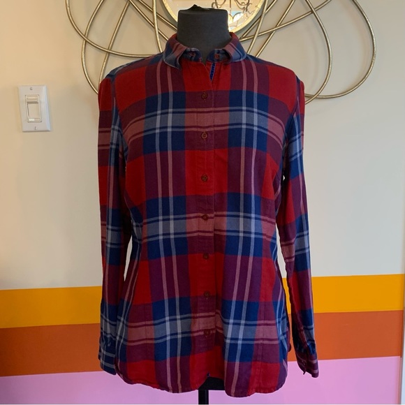 KUHL plaid flannel button down shirt . 🏔 - Picture 3 of 4